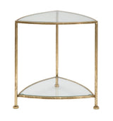 COMODINO 2 RIPIANI TRIANGLE CM 45X45X50