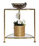 COMODINO 2 RIPIANI TRIANGLE CM 45X45X50