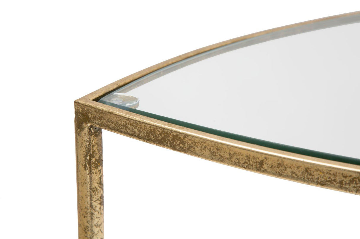 COMODINO 2 RIPIANI TRIANGLE CM 45X45X50