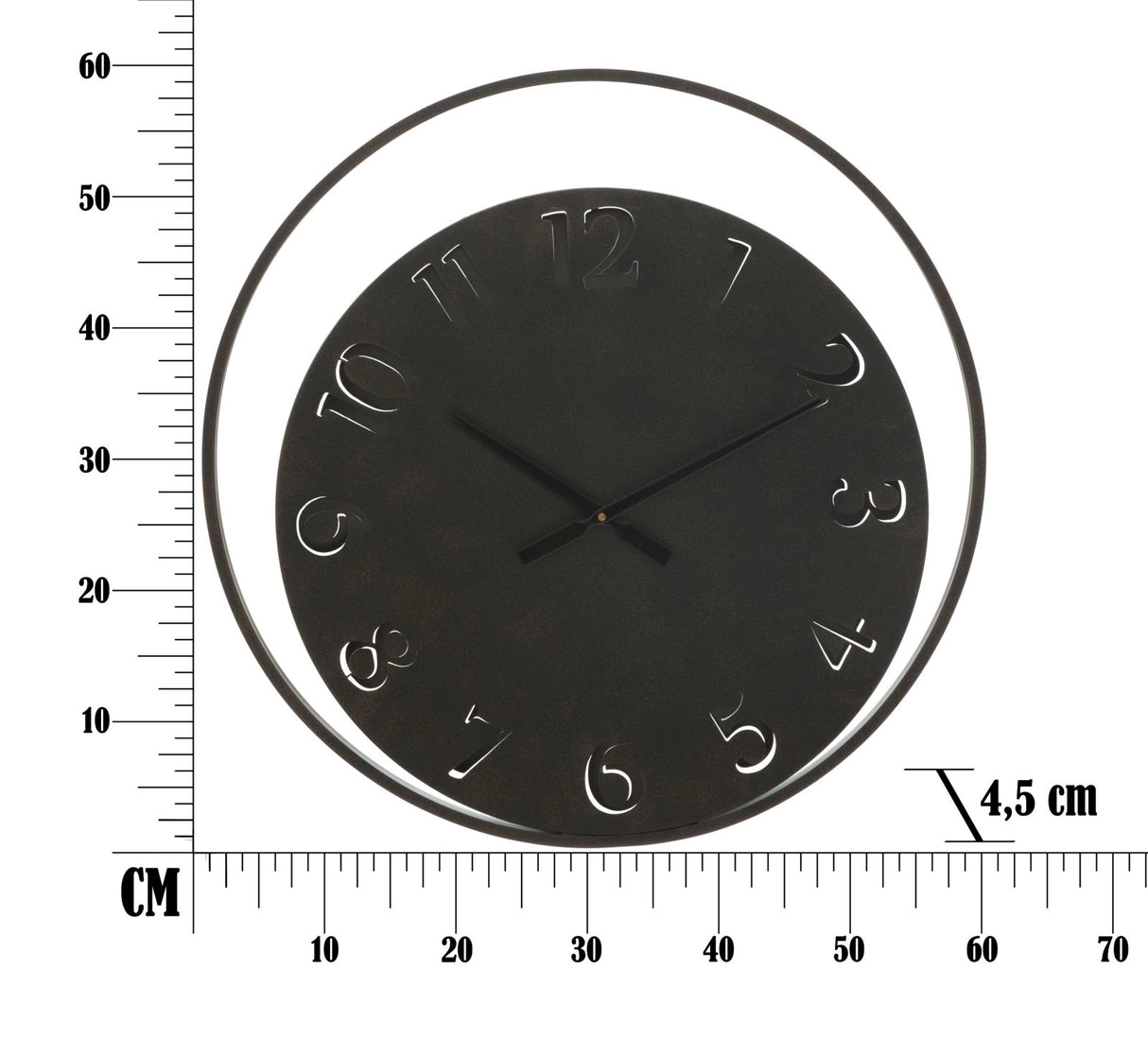 OROLOGIO DA MURO CIRCLE CM Ø 60X4,5