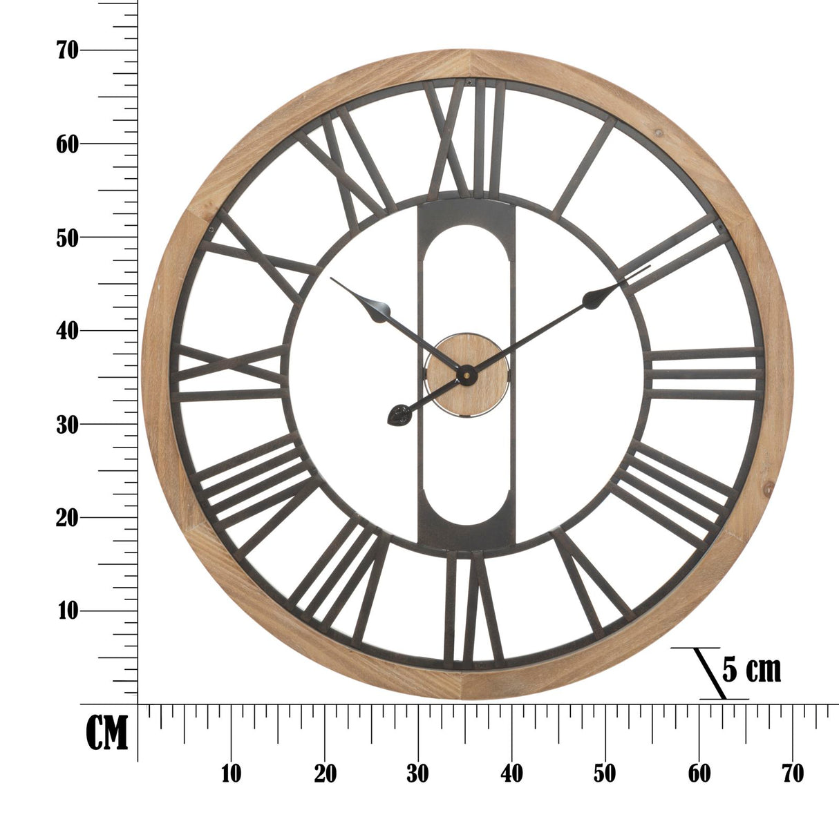 OROLOGIO DA MURO INDUSTRY CM Ø 70X5