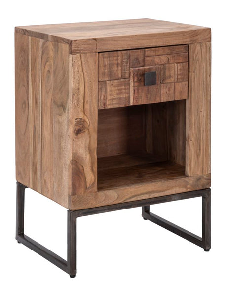COMODINO MUMBAI 45X35X62 (LEGNO DI ACACIA NILOTICA)