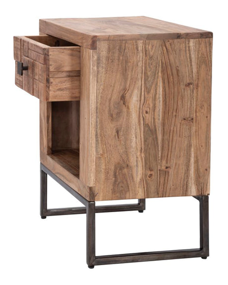 COMODINO MUMBAI 45X35X62 (LEGNO DI ACACIA NILOTICA)
