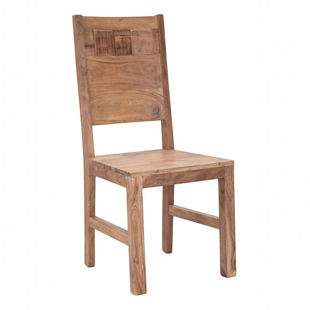 SEDIA MUMBAI SET 2 PZ CM 45X45X100 (LEGNO DI ACACIA NILOTICA)