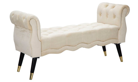 PANCHETTA PARIS CREMA/GOLD CM 120X40X60