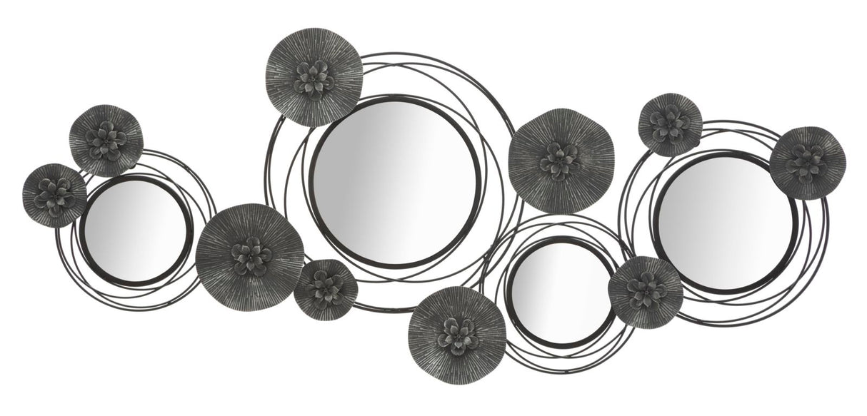 PANNELLO/SPECCHIO DARK ROUND CM 117X5
