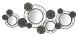 PANNELLO/SPECCHIO DARK ROUND CM 117X5