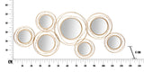 PANNELLO/SPECCHIO GOLD ROUND - FERRETTI