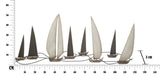 PANNELLO IN FERRO REGATA CM 119X3X51