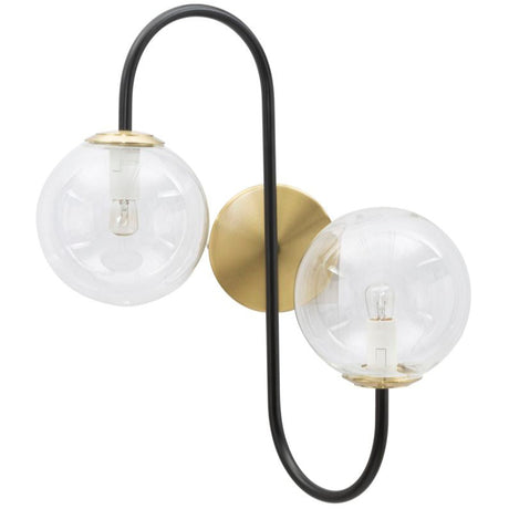 LAMPADA DA MURO IRON BLACK CM 36X24X45