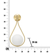 LAMPADA DA MURO GLAMY DROP - FERRETTI