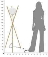 LAMPADA DA TERRA GLAMY X - FERRETTI