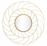 SPECCHIO SUNFLOWER CM Ø 88X7 (MISURA SPECCHIO CM Ø 33)