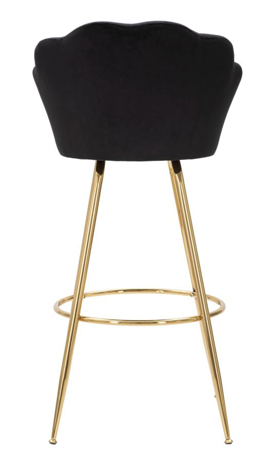 SGABELLO BAR VIENNA NERO CM 55X53X110