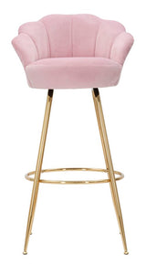 SGABELLO BAR VIENNA ROSA CM 55X53X110