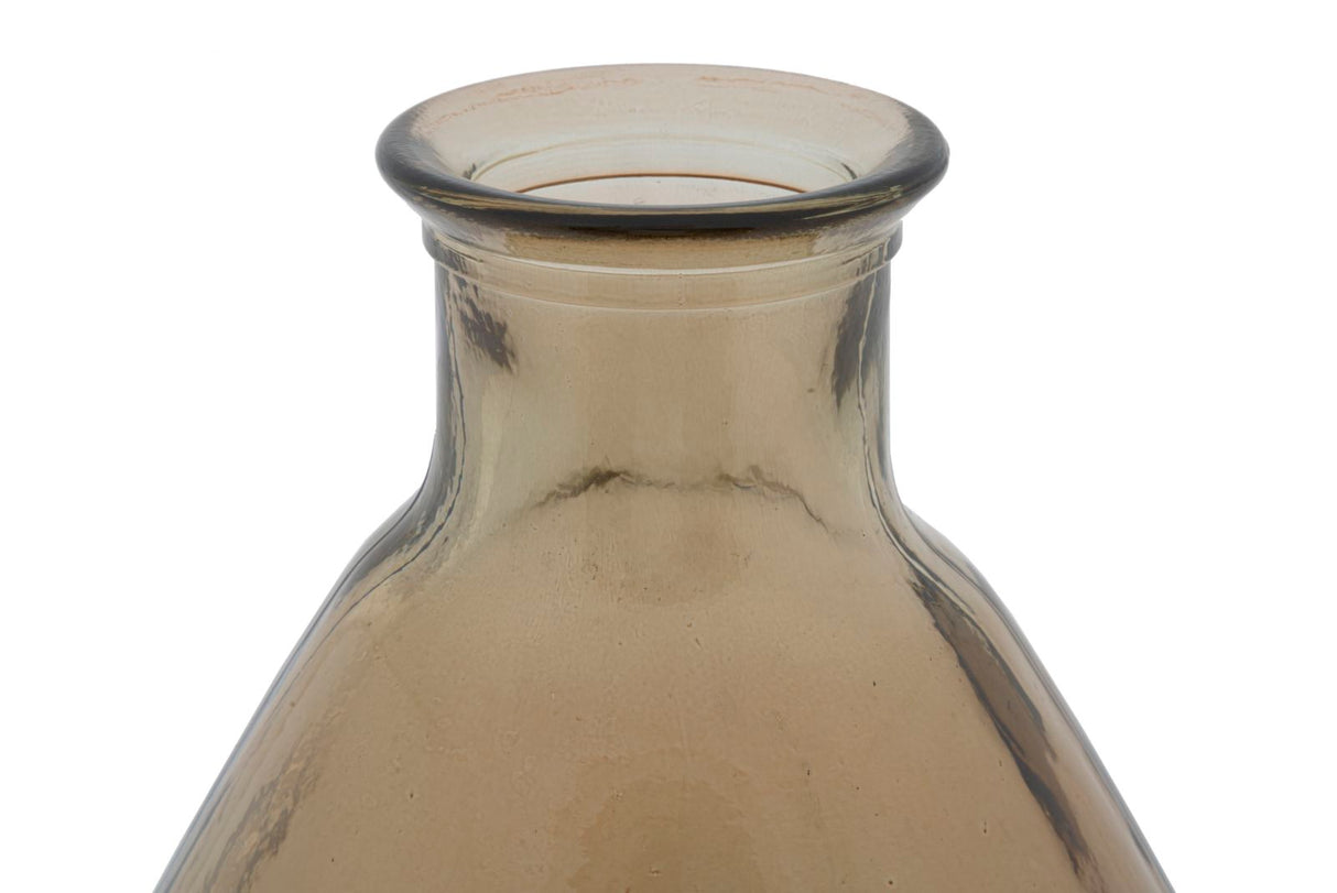 VASO JARRON ADOBE VETRO RICICLATO CM Ø 33X60  (MADE IN SPAIN)