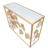 CONSOLE IN FERRO LEAF CM 108X36,5X80