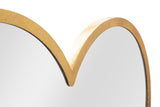 SPECCHIO GLAM DOUBLE HEART CM 65X2X50 (MISURA INTERNA CM 60X45)