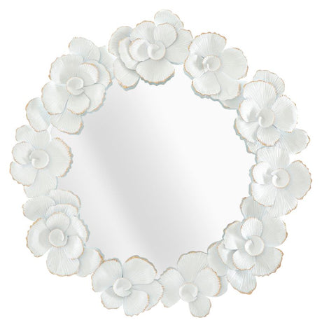 SPECCHIO WHITE FLOWER CM 82X2