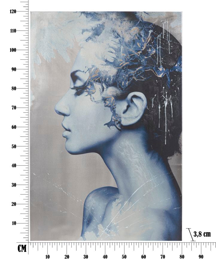 STAMPA SU TELA FACE CM 80X3,8X120