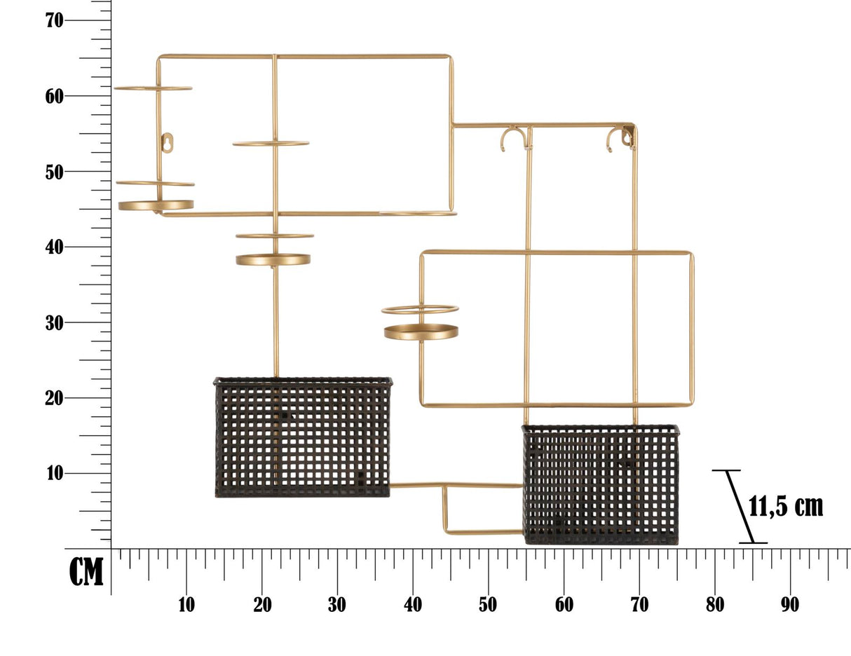 P/BOTTIGLIE DA MURO FASHION CM 77X11,5X65,5
