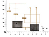 P/BOTTIGLIE DA MURO FASHION CM 77X11,5X65,5