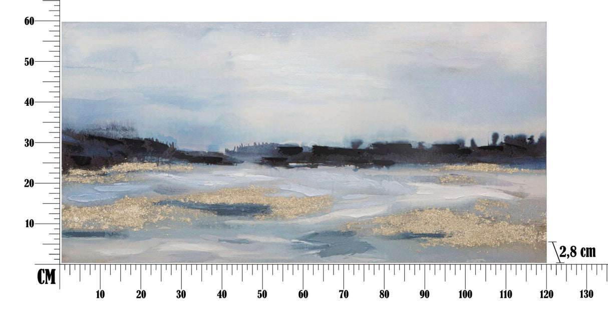 DIPINTO SU TELA SKY CM 120X2,8X60