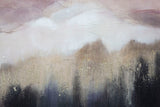 DIPINTO SU TELA PINK MOUNTAIN CM 80X2,7X60