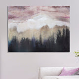 DIPINTO SU TELA PINK MOUNTAIN CM 80X2,7X60