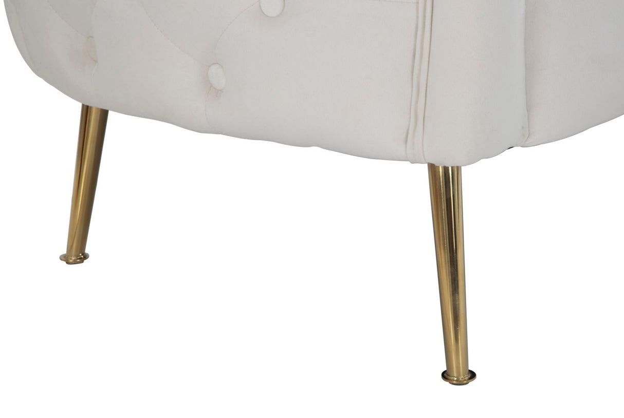 DIVANETTO BUCAREST CREMA CM 127X74X73