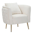 POLTRONA BUCAREST CREMA CM 76X74X73
