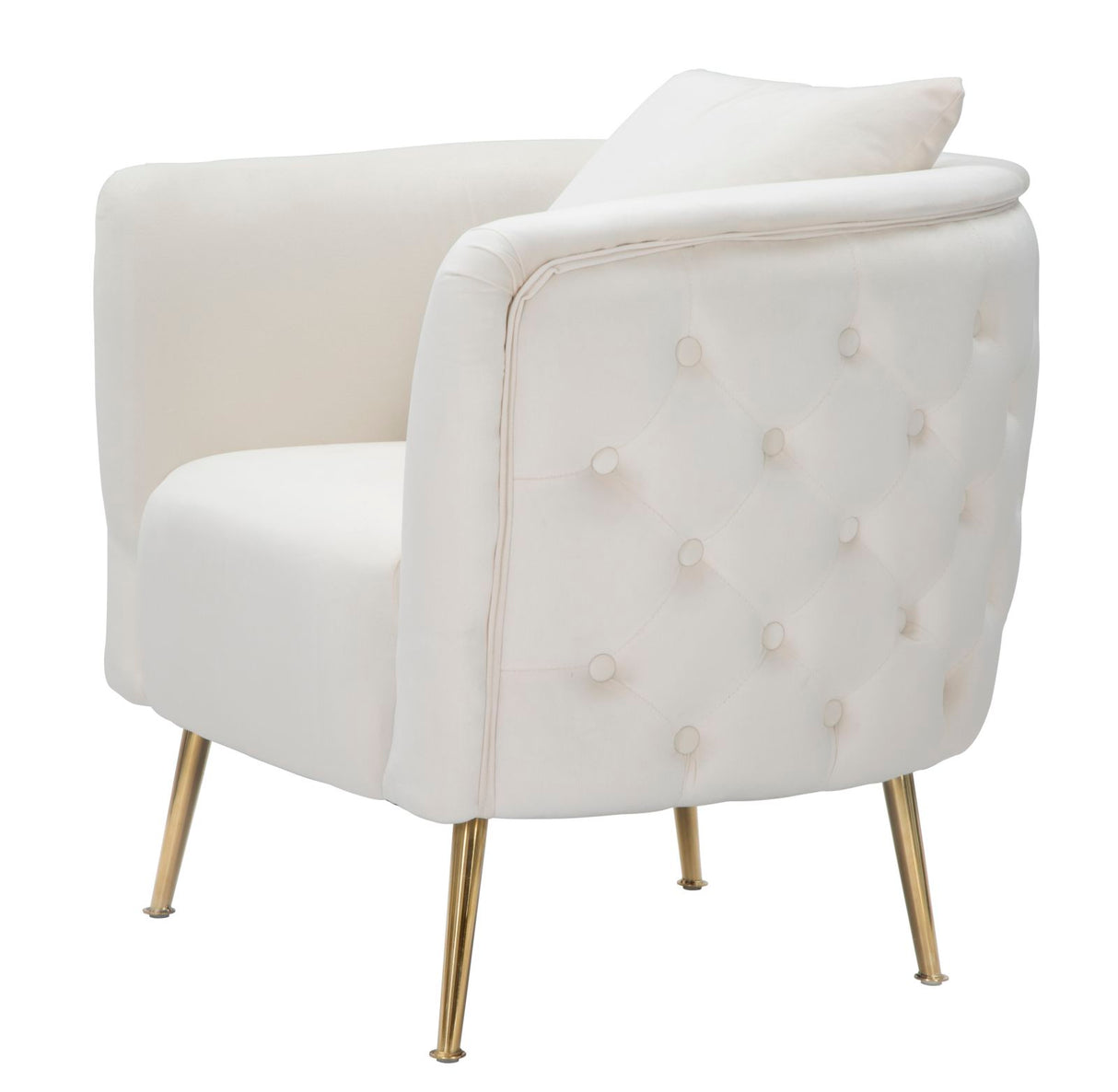 POLTRONA BUCAREST CREMA CM 76X74X73