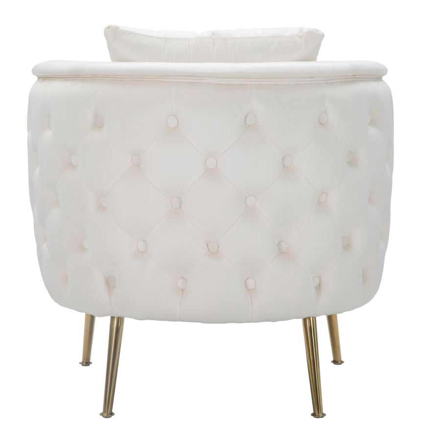 POLTRONA BUCAREST CREMA CM 76X74X73