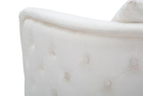 POLTRONA BUCAREST CREMA CM 76X74X73