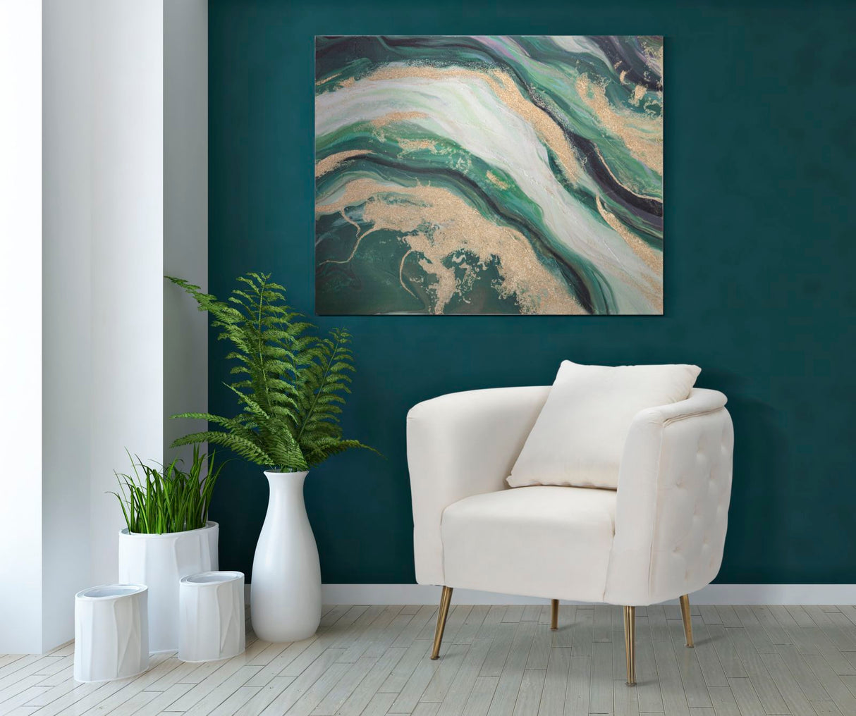 POLTRONA BUCAREST CREMA CM 76X74X73