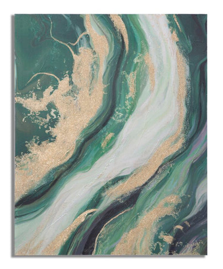 DIPINTO SU TELA GREENERY CM 80X2
