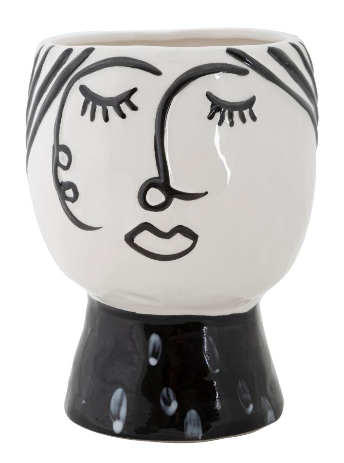 VASO POT FACE CM Ø 14X18