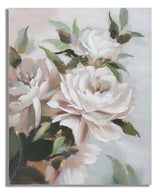 DIPINTO SU TELA FLOWER&LEAF CM 80X3