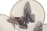 PANNELLO IN FERRO BUTTERFLY DARK CM 66X5X38