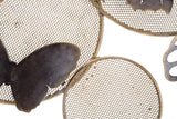PANNELLO IN FERRO BUTTERFLY DARK CM 66X5X38