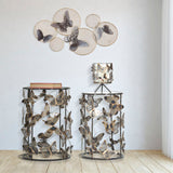 PANNELLO IN FERRO BUTTERFLY DARK CM 66X5X38
