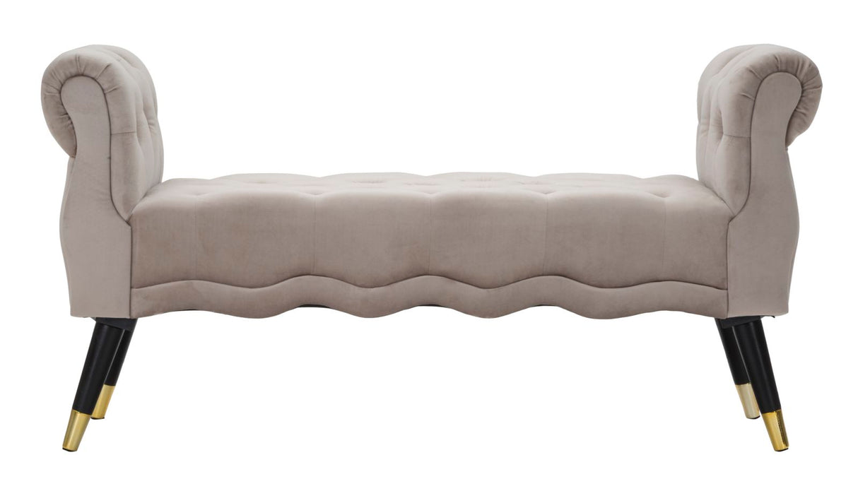 PANCHETTA PARIS GRIGIA/GOLD CM 120X40X60