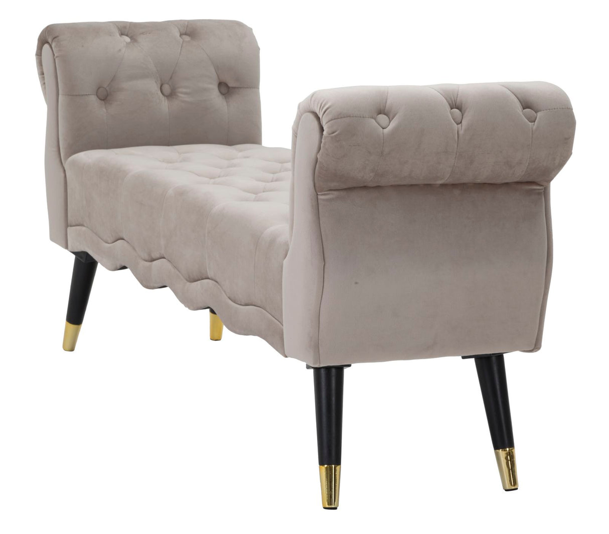 PANCHETTA PARIS GRIGIA/GOLD CM 120X40X60