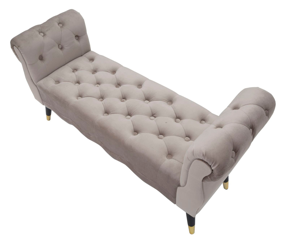 PANCHETTA PARIS GRIGIA/GOLD CM 120X40X60