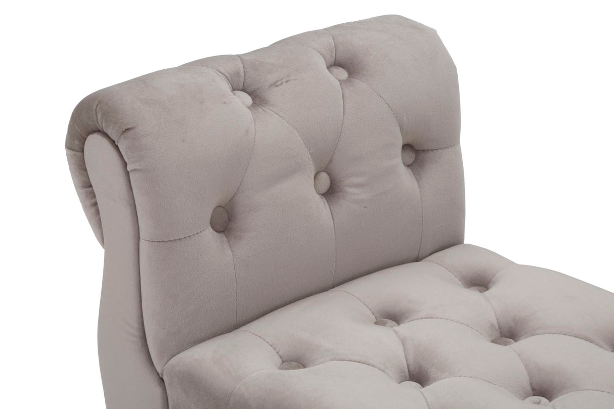 PANCHETTA PARIS GRIGIA/GOLD CM 120X40X60