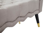 PANCHETTA PARIS GRIGIA/GOLD CM 120X40X60