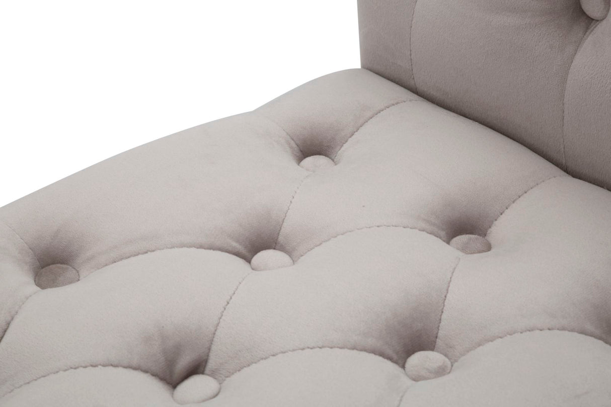 PANCHETTA PARIS GRIGIA/GOLD CM 120X40X60