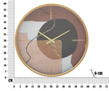 OROLOGIO DA MURO ART RED CM Ø 60X6