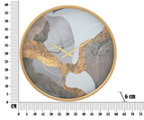 OROLOGIO DA MURO ART GREY CM Ø 60X6