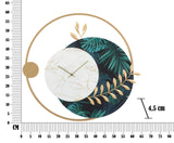 OROLOGIO DA MURO ROUNDY GREEN CM 65X4,5X60